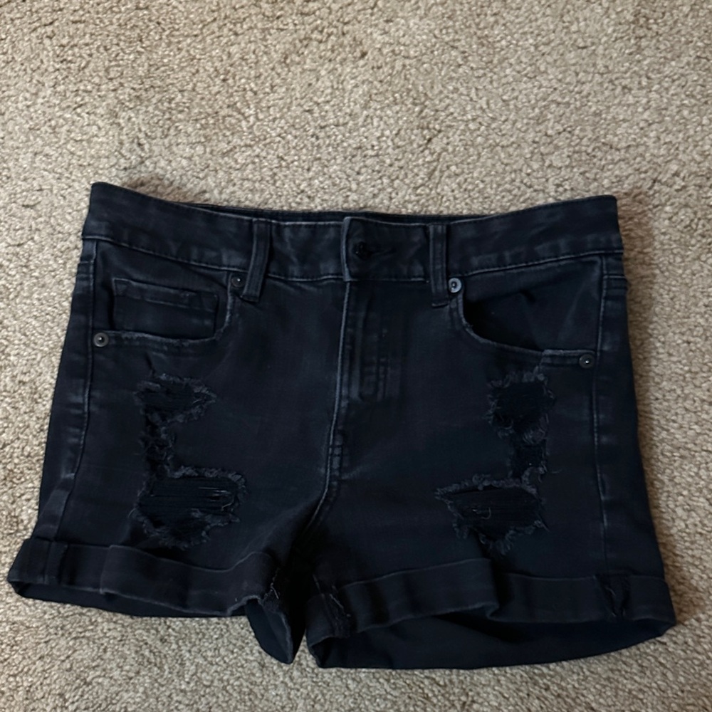 Aeropostale Black Denim shorts